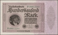 Niemcy 100000 marek 1923 - stan bankowy UNC -