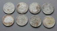 PRL 50 GROSZY 1949 ZESTAW 8 SZT.