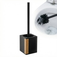 SZCZOTKA DO WC TOALETY CZARNA BAMBUS NAOMI LOFT Z WYMIENNYMI KOŃCÓWKAMI