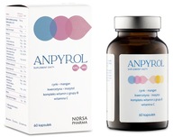 Suplement diety Norsa Pharma Anpyrol KPU/HPU 60 kapsułek kwercetyna cynk