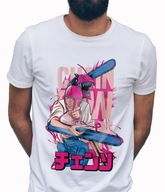 Koszulka męska bawełniana z nadrukiem CHAINSAW MAN