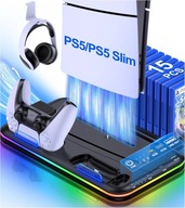 Stacja dokująca DZ504 do PS5 z chłodzeniem i ładowaniem