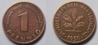 Niemcy 1 pfennig 1950 J