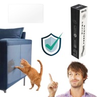 FOLIA OCHRONNA NA KANAPĘ DRZWI WOOFY SAMOPRZYLEPNA PRZEZROCZYSTA 300x45 cm