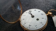 OGROMNY Szpindlak Kolekcjonerski ZLOTY Zegarek 50mm XVIIIw
