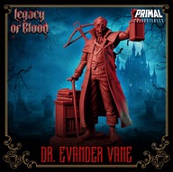 Dr. Evander Vane - Legacy of Blood - figurka RPG DnD D&D - druk 3D 14K