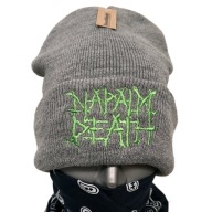 NAPALM DEATH grind death metal czapka zima haft