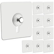 HACZYK SAMOPRZYLEPNY MOCNY WIESZAK PRZEZROCZYSTY WODOODPORNY UCHWYT 10 SZT.