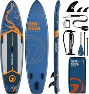 Nadmuchiwana Deska SUP All-Around Genreen Paddle Board 335 x 84 Niebieski