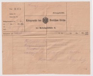 2 Telegramy Chorzów (Königshütte) z 1916