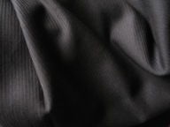 czarna welna worsted czesanka 100% w typie: serge SQ kupon 290cm dl x 155cm