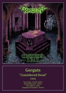 Plakat A3 - Gorguts Considered Dead 1991 Wallpaper Death Metal