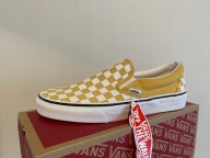 Buty trampki VANS Slip-On Checkerboard Ochre 40 US7.5 25.5cm (VN0A38F7QCP1)