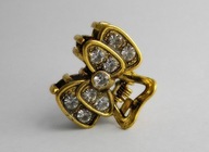 KLAMERKA DO WŁOSÓW KAMIENIE MOSIĄDZ