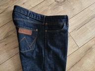 Spodnie męskie 34/32 klasyczne straight miękki jeans lycra pas88