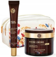 Yves Rocher 1 x Riche Creme Dzień /Noc 75ml + Krem Oczy + Kosmetyczka