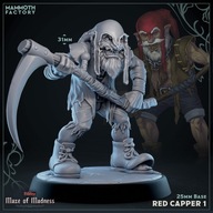 Red Capper 1 - MoM - figurka RPG DnD D&D - druk 3D 14K