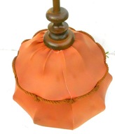 Lampa wisząca z abażurem i żarówką, oryginał