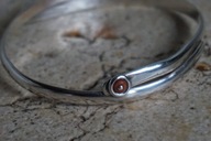 BRANSOLETA SREBRNA ANTYK KORAL SREBRO MASA PERŁOWA ANTYK UNIKAT