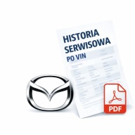 Historia serwisowa ASO Mazda Raport po numerze VIN