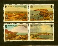 Wyspa Man** EUROPA, ptak, orchidea Mi 307-10