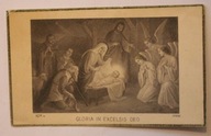 CIEKAWY STARY OBRAZEK - GLORIA IN EXCELSIS DEO