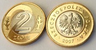 2007 r 2 zł złote MW * MENNICZE