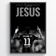 NeymarJR Plakat 40x50 w Ramce | Obraz Piłkarski, Dekoracja