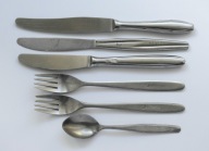 Sztućce WSS ORBIS GASTRONOMIA BASZTA Vintage PRL komplet 6 sztuk