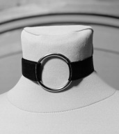 Rock choker Naszyjnik alternative punk kółko Obroża Audrey Rocklingerie