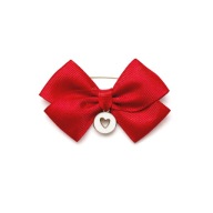 Czerwona Kokardka Do Wózka Zawieszka Na Szczęście Ozdoba Prezent