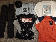 Zestaw RESERVED COOL CLUB bajki 158-164 6 szt jak nowe MARVEL LOONEY TUNES