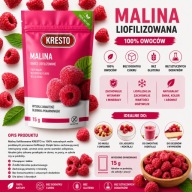 Kresto Malina liofilizowana bezglutenowa 15 g
