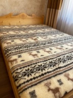 Koc 100% wełna owcza Merino (155x200cm)