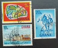 Ghana 1967 Mi: 303,315,316