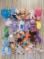 Zestaw maskotek 25szt Średnie 10-20cm 815