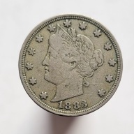 USA, 5 centów 1883 BEZ " CENTS "