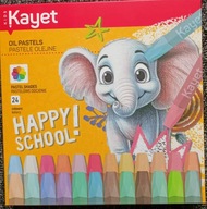 Kredki olejne Pastele Kayet 24 szt. Wysyłka w 2 dni.