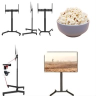 Stojak podłogowy mobilny stojak stand do telewizora Uniwersalny Regulowany