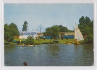 KOSZELÓWKA STANICA WODNA PTTK JEZIORO ZDWORSKIE AUTOBUS STARE AUTA /ML178