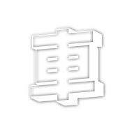 JDM Naklejka na Samochód KANJI KURUMA Auto Biała