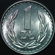 1 złoty 1985 - menniczy egzemplarz z rulonu