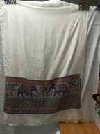 Szal w SŁONIE 200x70 jak NOWY