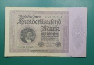 Niemcy, Banknot 100 000 Marek 1923 seria E 041