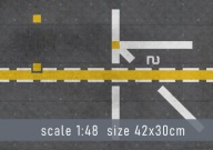 Pokład amerykańskiego okrętu LHD-1 1:48 roz.A3 druk PCV 3mm HF4839