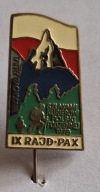IX RAJD PAX SZLAKAMI KURIERÓW POLSKI PODZIEMNEJ TATRY ZACHODNIE 1978
