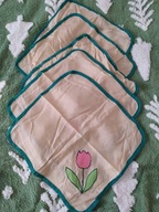 Komplet serwetek z PRL-u