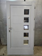 DRZWI Zewnętrzne Drewniane Sosnowe Wejściowe 108x209cm