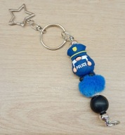 Brelok Policjant Policja zawieszka 6423 Oliwia Kurowska, Kuba Kurowski