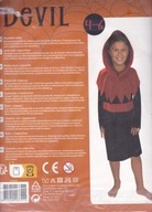 przebranie, stroj, kostium DEVIL dla dzieci 4-6lat